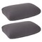 2 Pack Stretch Outdoor Cushion Covers for Patio Furniture and Sofas, Reversible (Medium, Grey)